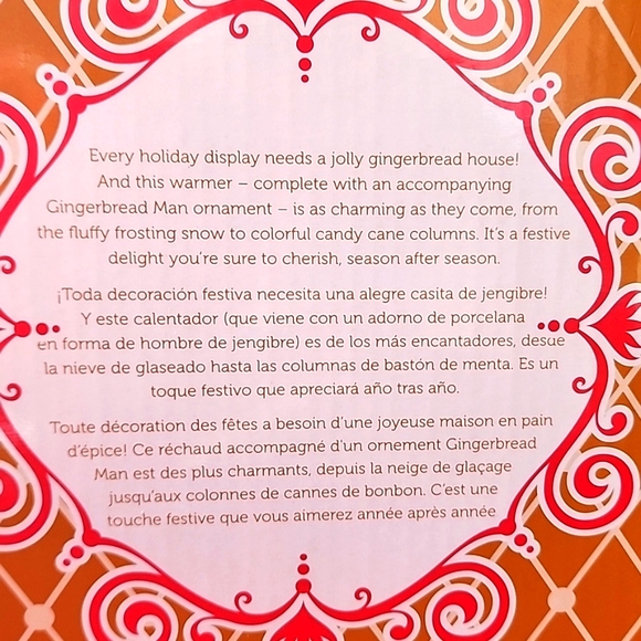 NIB.2015 Scentsy Limited Edition Ginger Bread House. Scentsy Warmer and Ornament - Picture 7 of 13